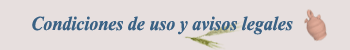 Condiciones de uso y avisos legales